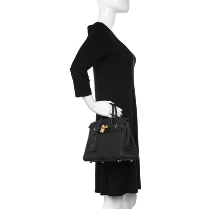 Hermes Togo Birkin 25 Black 3 of 11