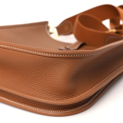 Hermes Taurillon Maurice Evelyne III PM Gold 10 of 11
