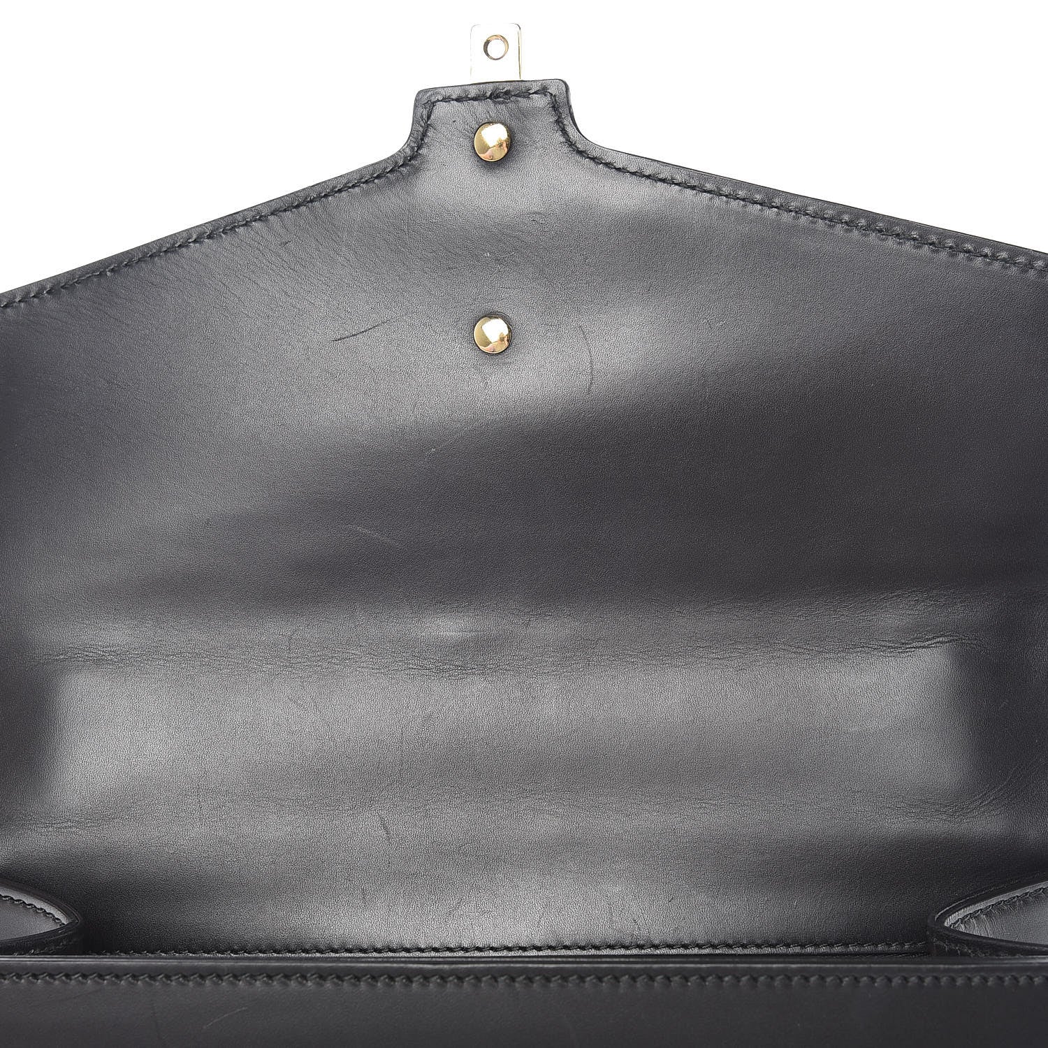 Gucci Calfskin Small Sylvie Shoulder Bag Black 13 of 13