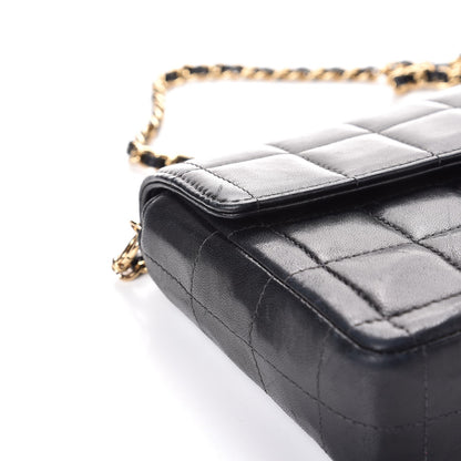 Chanel Lambskin East West Chocolate Bar Flap Black 13 of 15