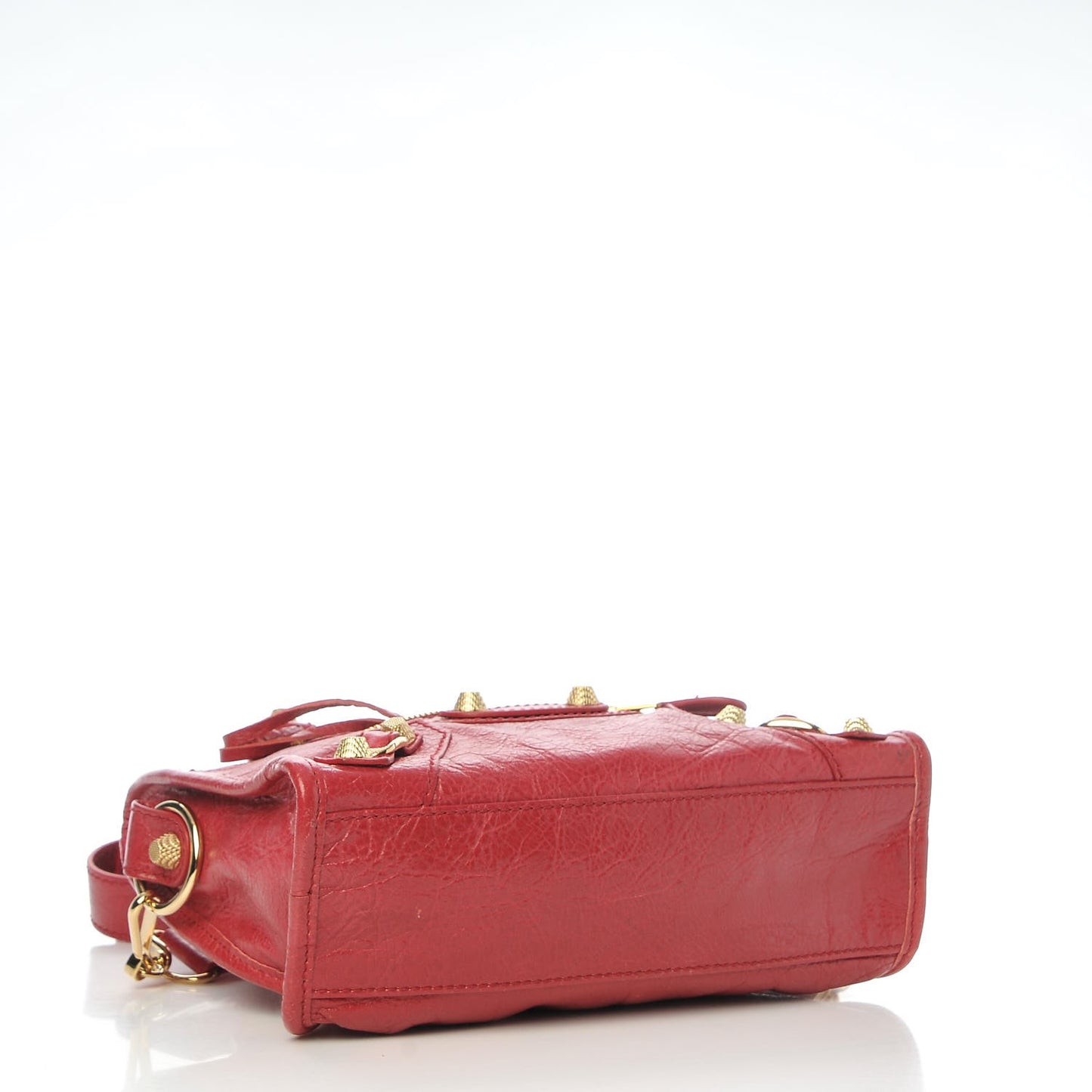 Agneau Giant 12 Gold Hardware Mini City Rouge Sapphire