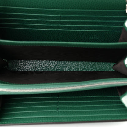 Gucci Calfskin Mini Dionysus Chain Wallet Emerald 5 of 9