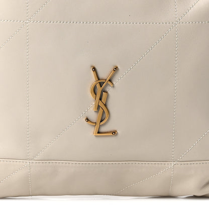 Saint Laurent Lambskin Matelasse Monogram Medium Jamie 4.3 Pochon Crema Soft 9 of 11