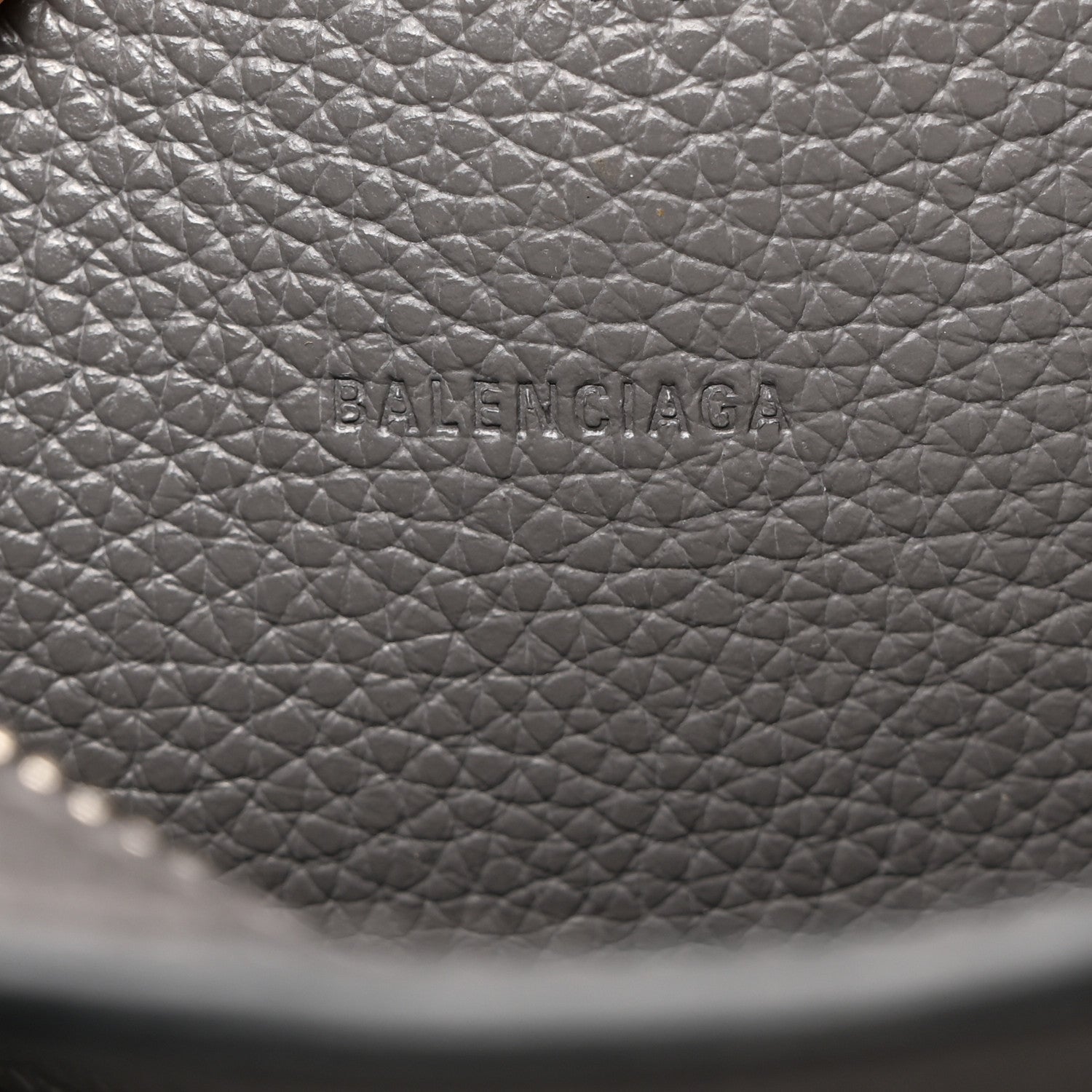Balenciaga Grained Calfskin Neo Classic Silver Hardware Mini City Dark Grey 6 of 9