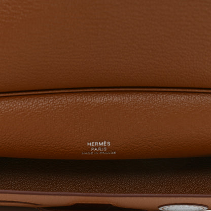 Hermes Chevre Mysore In-The-Loop Wink Glasses Case Quebracho Cuivre Menthe Bleu Brume Naturel 5 of 8