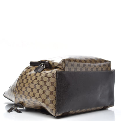Gucci Crystal Monogram Backpack Dark Brown 4 of 13