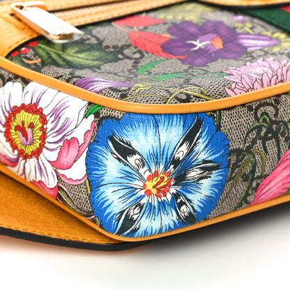 Gucci GG Supreme Monogram Flora Medium Ophidia Belt Bag Beige Multicolor Crop 10 of 11