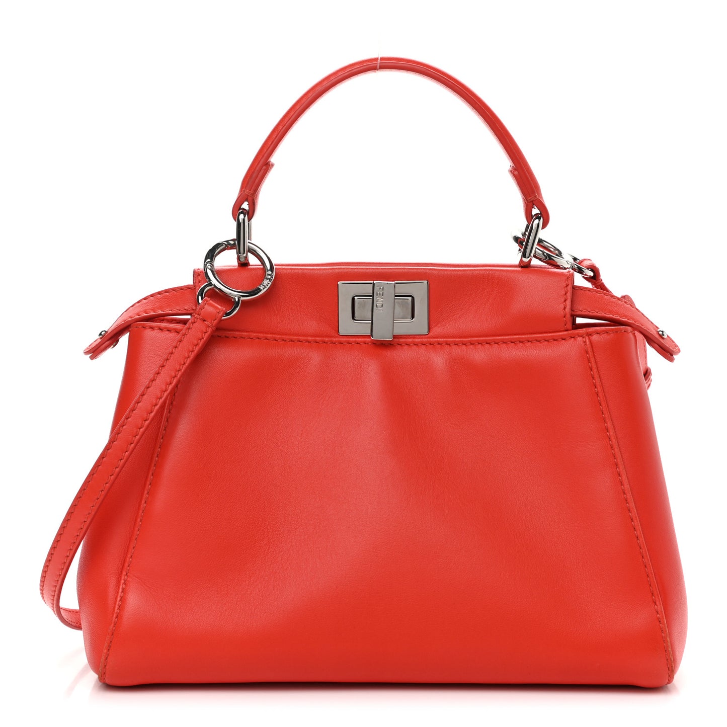 Nappa Mini Peekaboo Iconic Satchel Papavero
