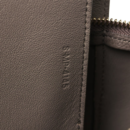 Celine Drummed Calfskin Mini Belt Bag Taupe 7 of 10