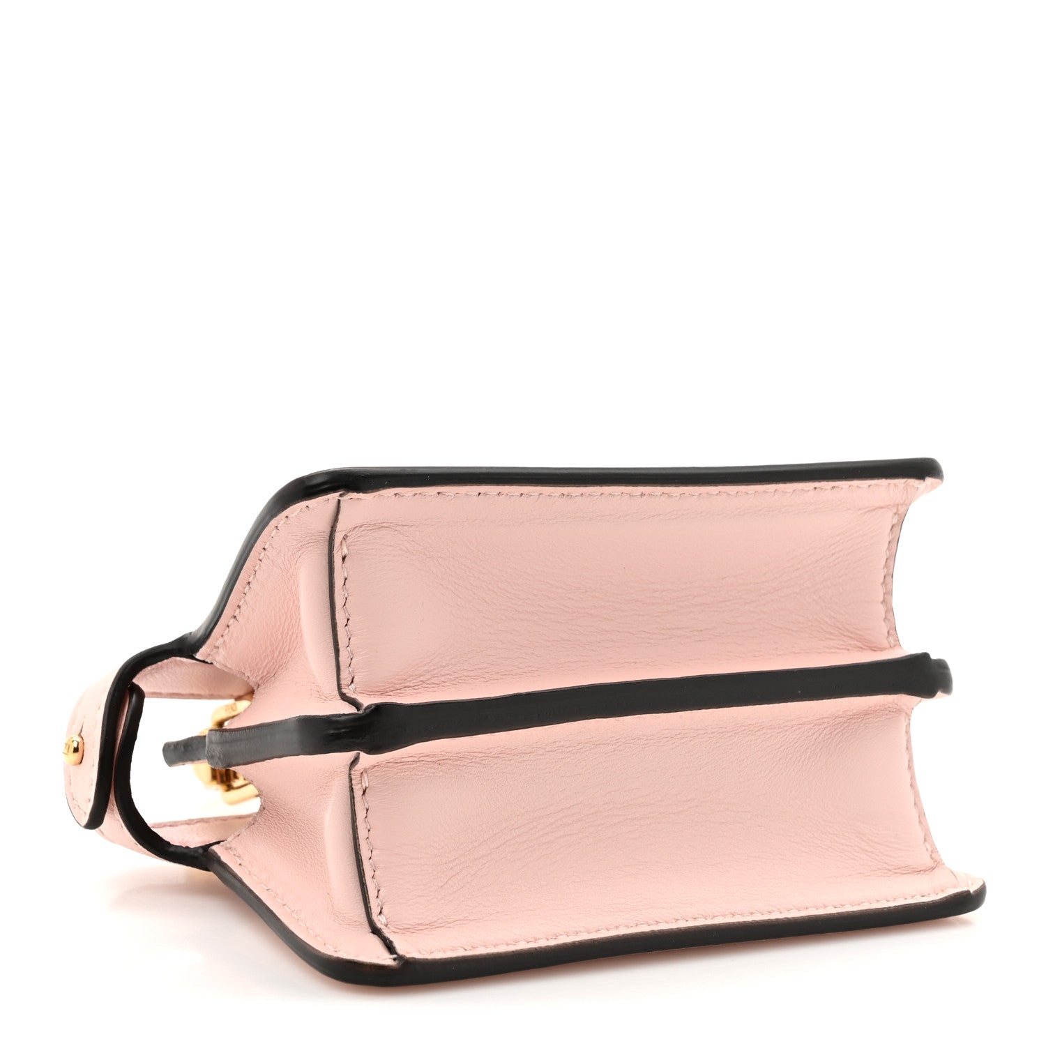 Fendi Shiny Nappa Nano Peekaboo Maxi Handle Satchel Rosa Confetto 4 of 11