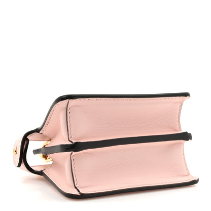 Fendi Shiny Nappa Nano Peekaboo Maxi Handle Satchel Rosa Confetto 4 of 11