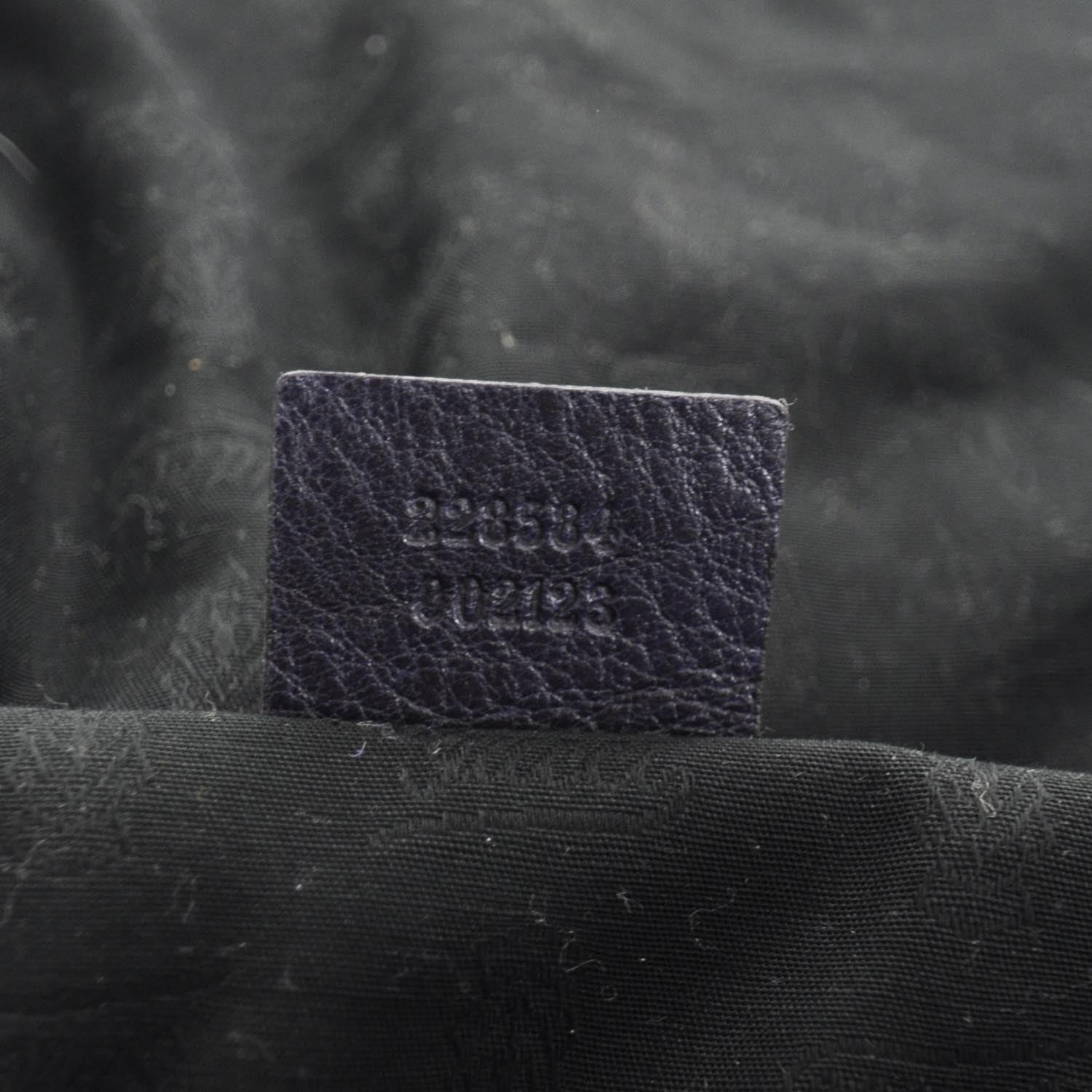 Gucci Suede Icon Bit Medium Shoulder Bag Purple 8 of 8