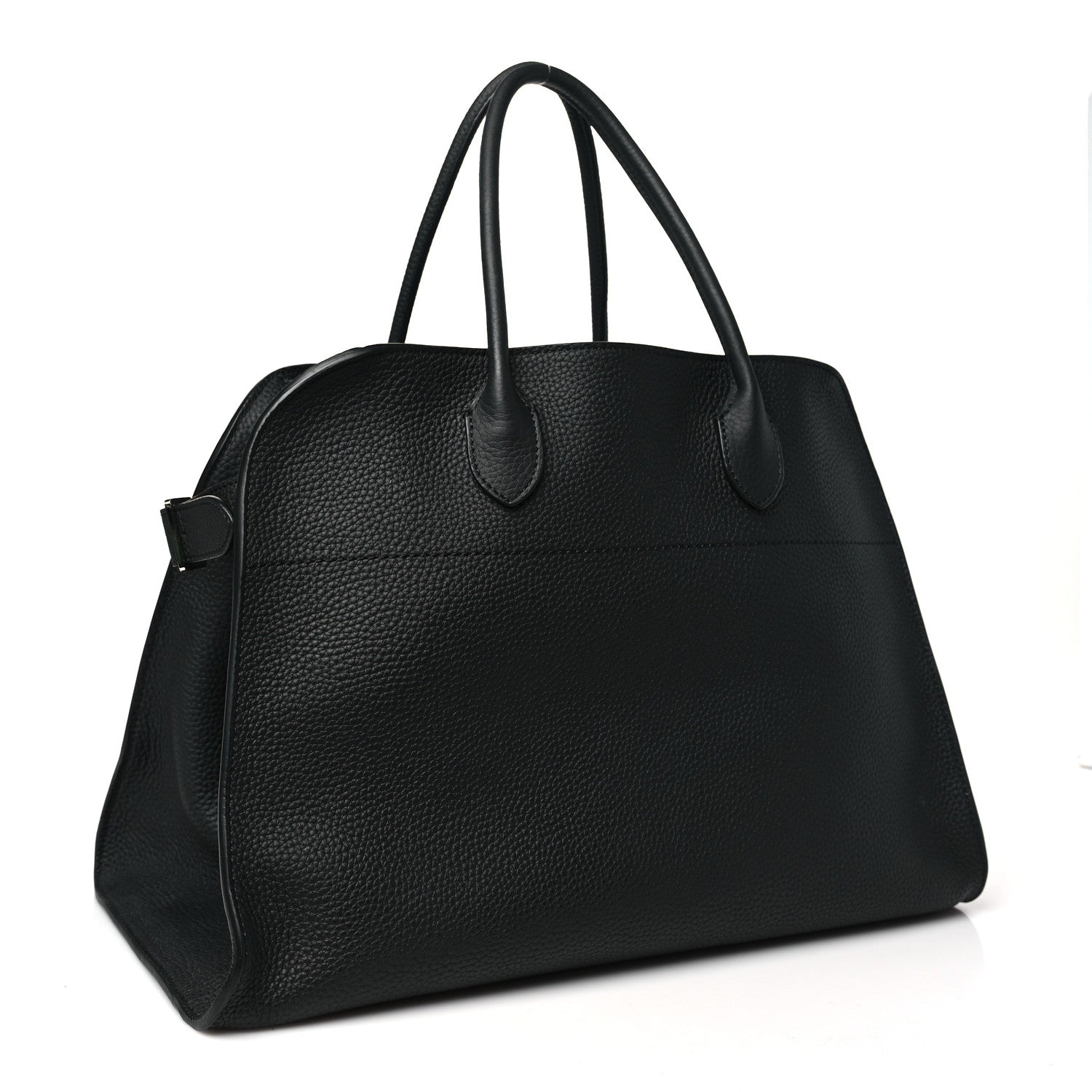 The Row Matte Grained Calfskin Soft Margaux 15 Black 3 of 9