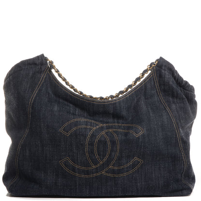Chanel Denim XL Coco Cabas Tote Blue 1 of 10