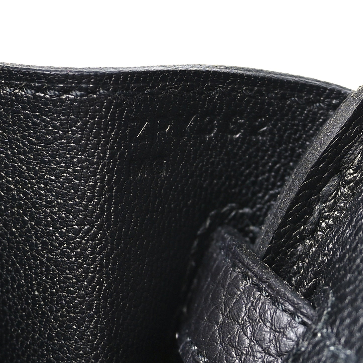 Togo Birkin 25 Black Black