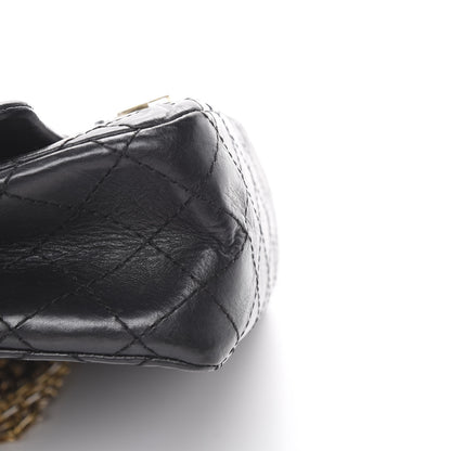 Chanel Aged Calfskin Lucky Charms 2.55 Reissue 225 Flap Black 13 of 16
