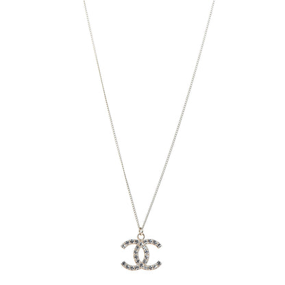 Chanel Baguette Crystal CC Necklace Gold 1 of 6