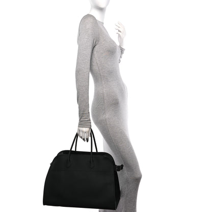 The Row Grained Calfskin Soft Margaux 17 Black 2 of 9