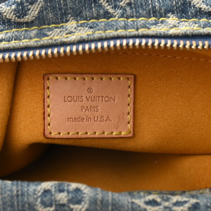 Louis Vuitton Monogram Denim Baggy PM Blue 6 of 8