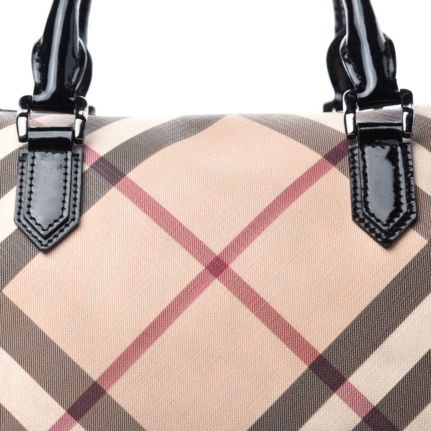 Nova Check Small Chester Bowling Bag Black