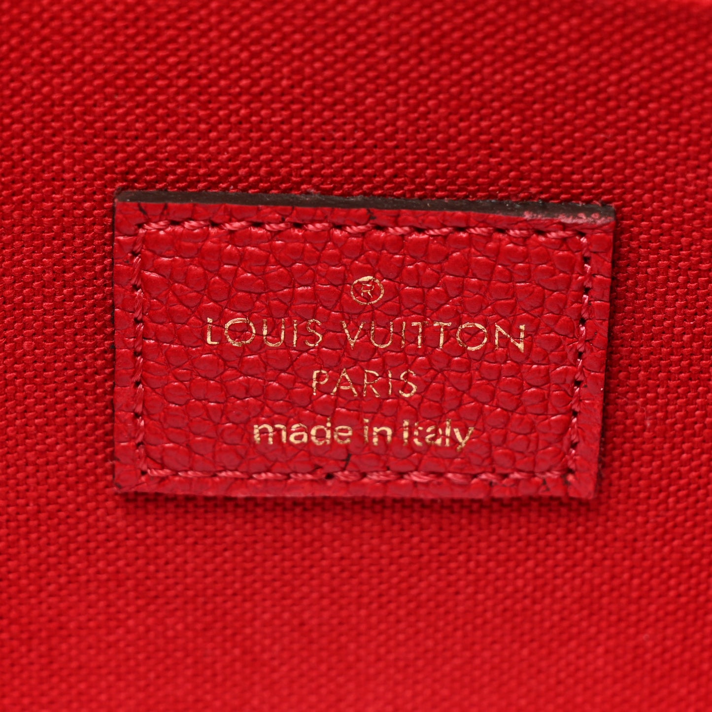 Empreinte Pochette Felicie Chain Wallet Scarlet