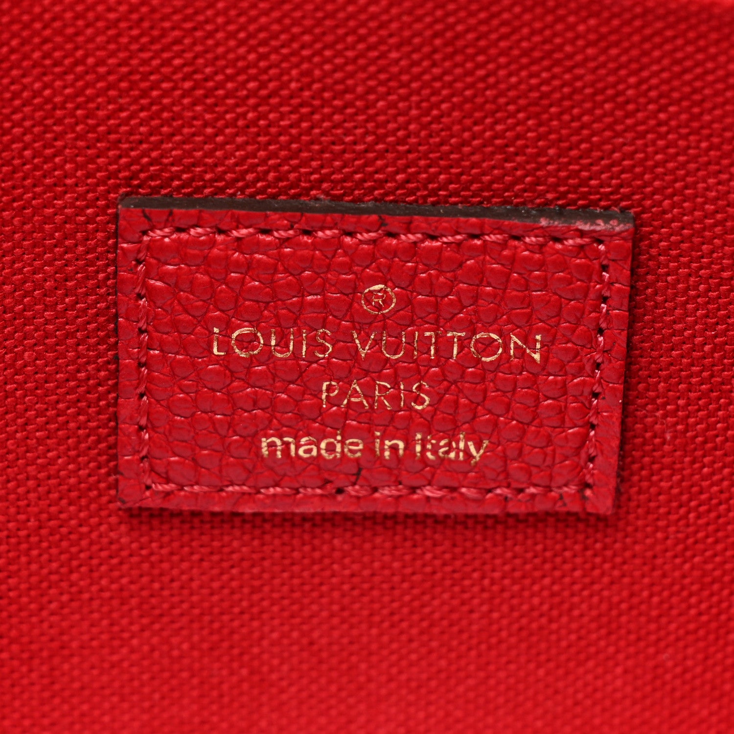 Louis Vuitton Empreinte Pochette Felicie Chain Wallet Scarlet 9 of 13