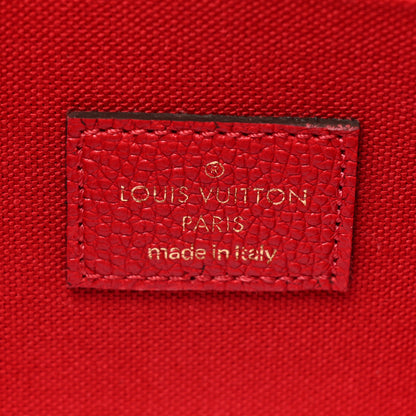 Louis Vuitton Empreinte Pochette Felicie Chain Wallet Scarlet 9 of 13