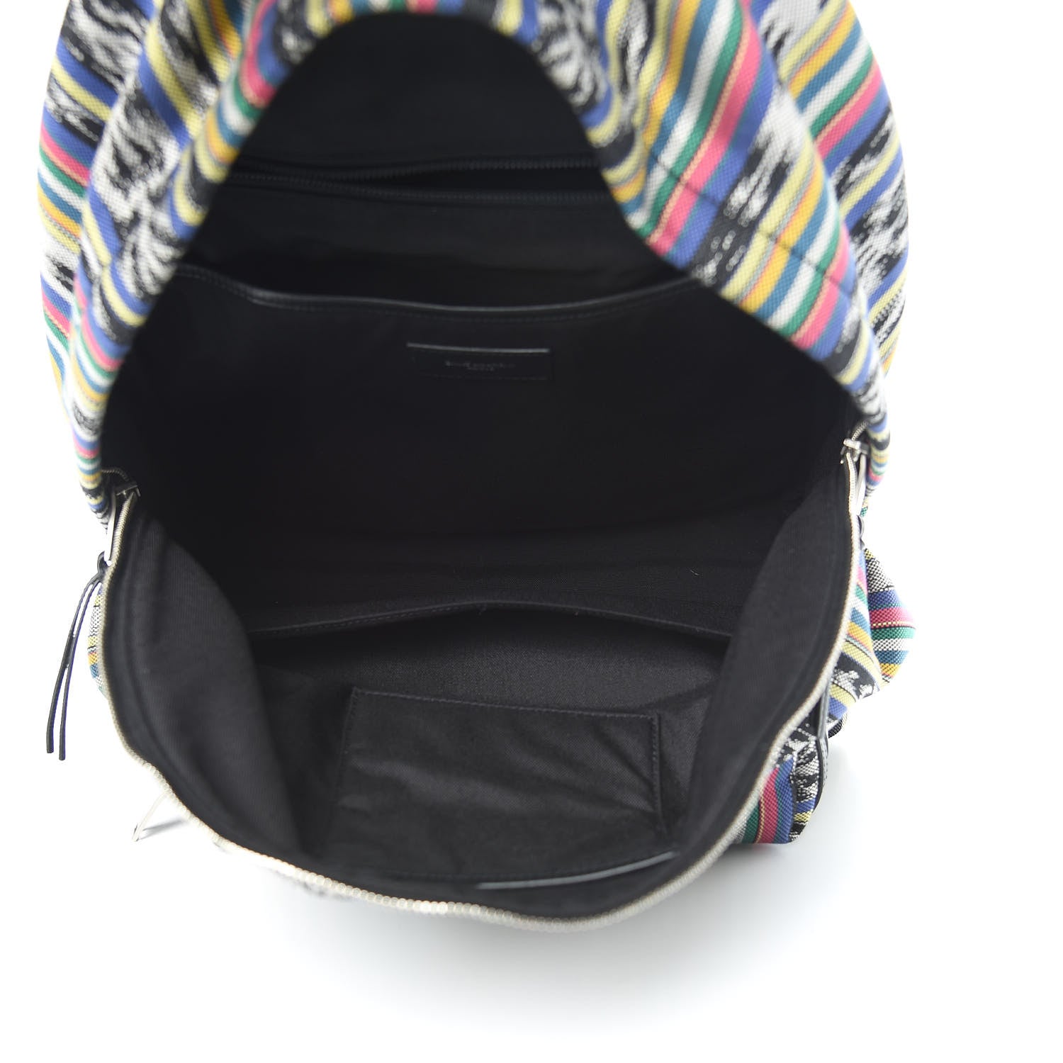 Saint Laurent Canvas Ikat City Backpack Multicolor 5 of 9