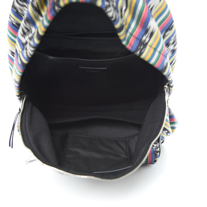 Saint Laurent Canvas Ikat City Backpack Multicolor 5 of 9