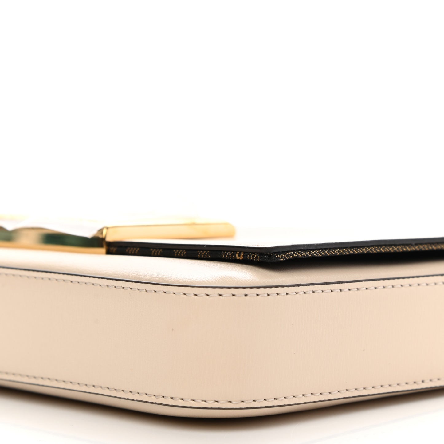 Vitello Palmellato Wallet on Chain with Pouches Camelia