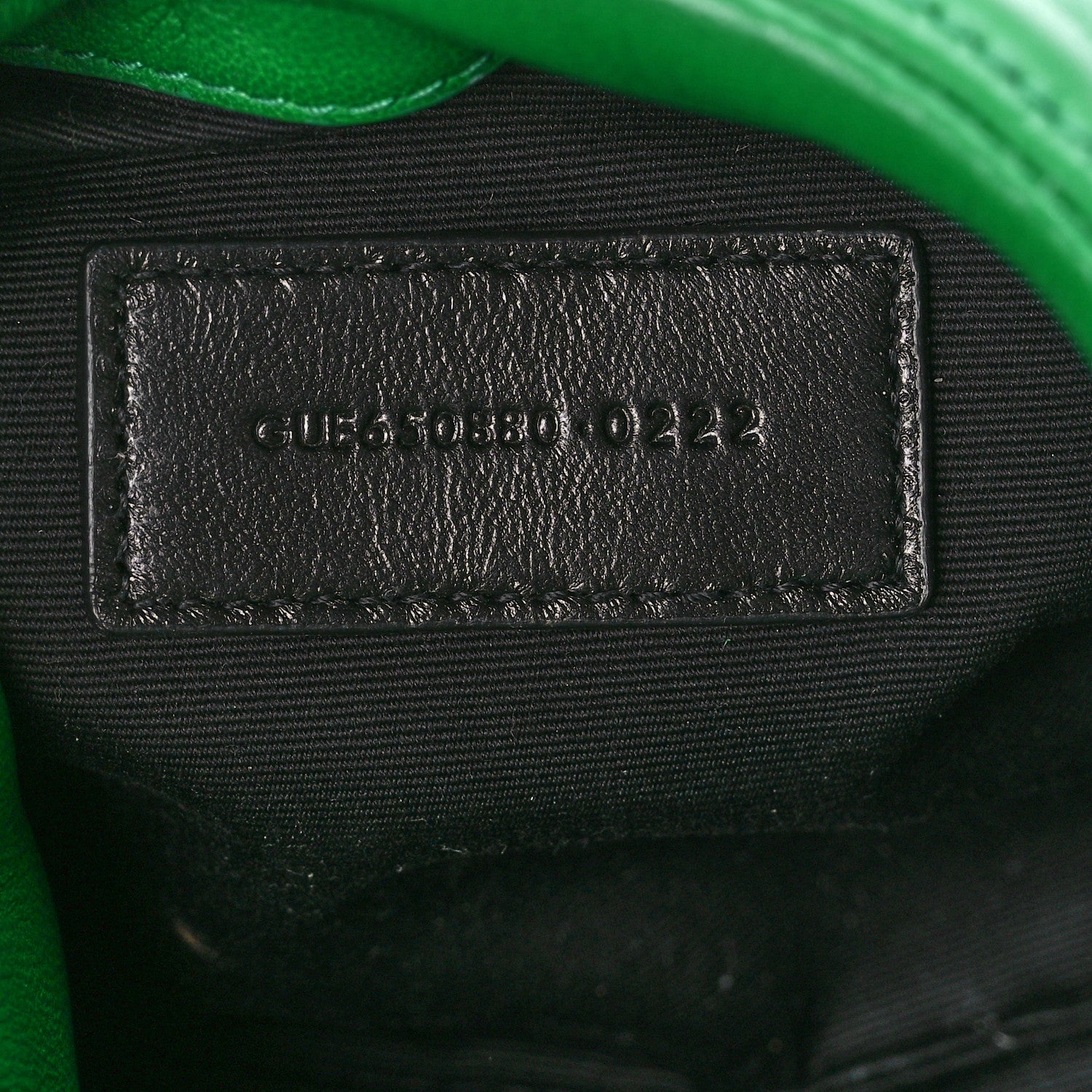 Saint Laurent Lambskin Monogram Loulou Puffer Pouch Clutch New Vert 7 of 12