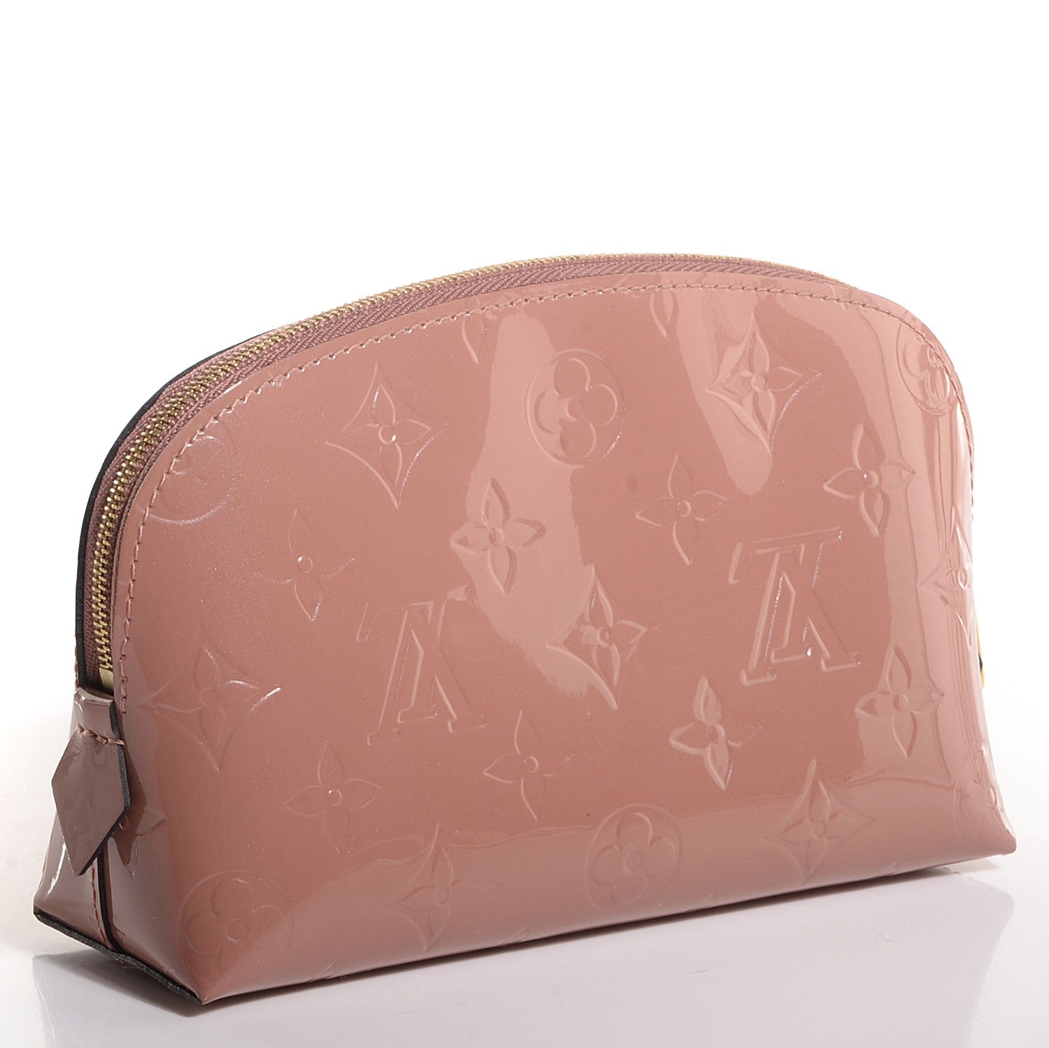 Louis Vuitton Vernis Cosmetic Pouch Rose Velours 3 of 7