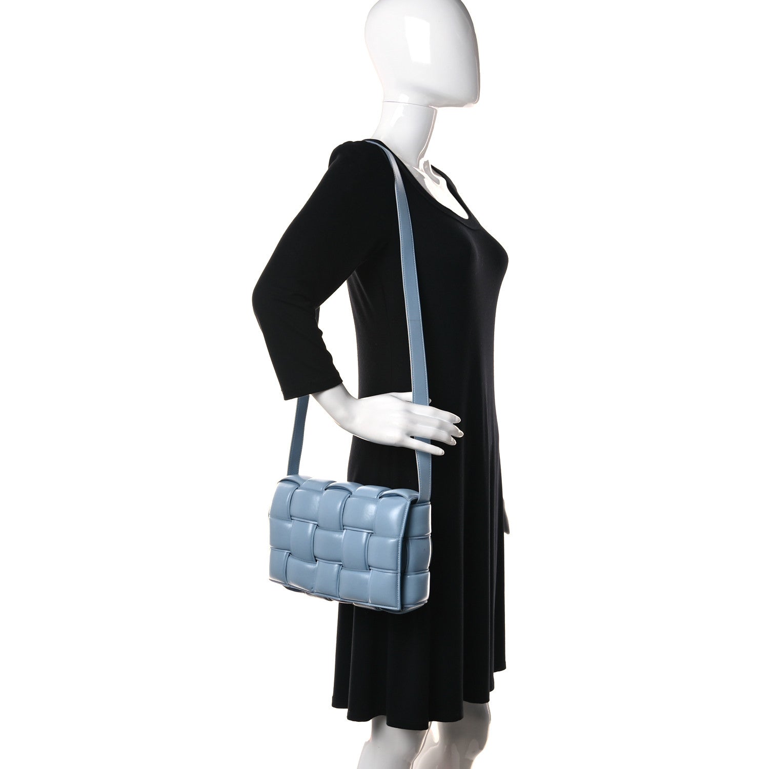 Bottega Veneta Nappa Maxi Intreccio Padded Cassette Crossbody Bag Ice 2 of 11