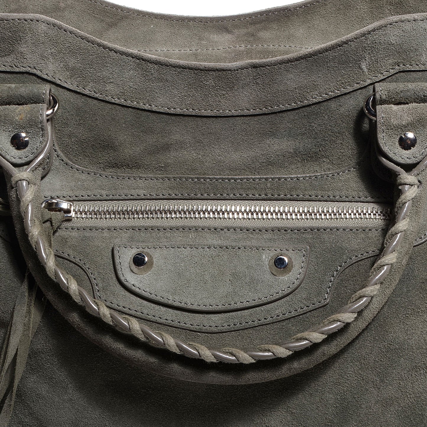 Baby Daim Suede Velo Gris Vison