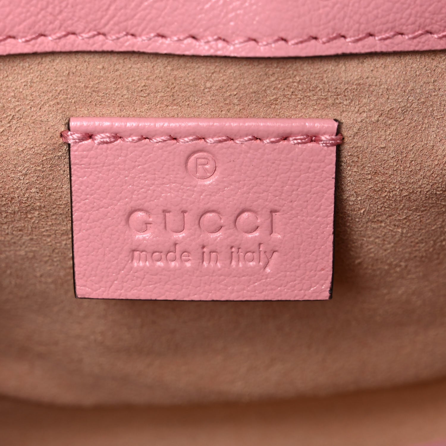 Gucci Azalea Calfskin Enamel Matelasse Diagonal Super Mini Torchon GG Marmont Shoulder Bag New Cherry Red Wild Rose 6 of 10