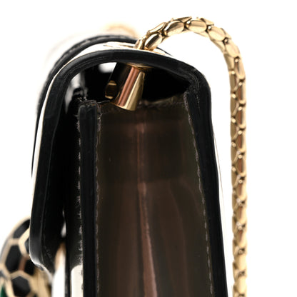 Bulgari Metallic Calfskin Small Serpenti Forever Snake Strap Crossbody Bag Silver 12 of 14