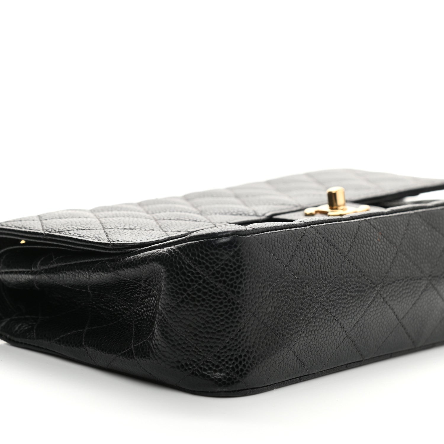 Chanel Caviar Quilted Medium Double Flap Black 9 of 14