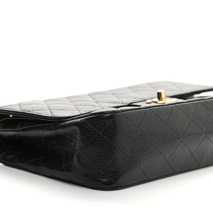 Chanel Caviar Quilted Medium Double Flap Black 9 of 14