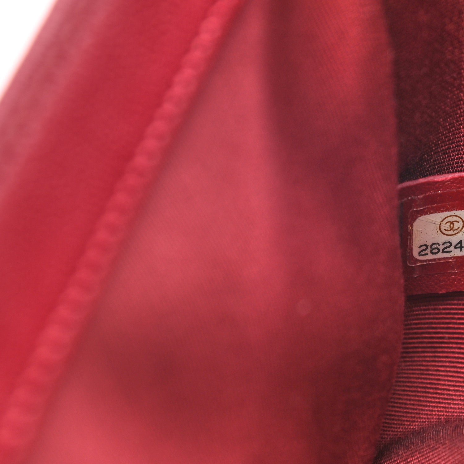 Chanel Caviar Chevron Quilted Medium Boy Flap Red 7 of 11