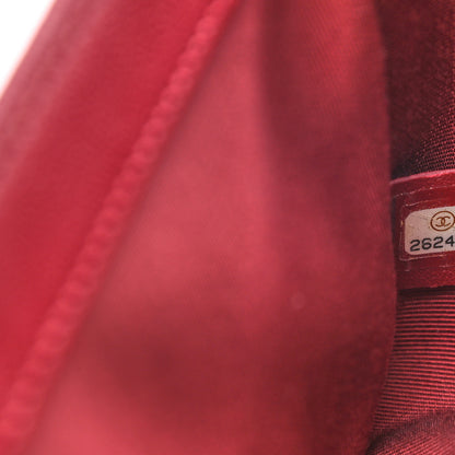 Chanel Caviar Chevron Quilted Medium Boy Flap Red 7 of 11