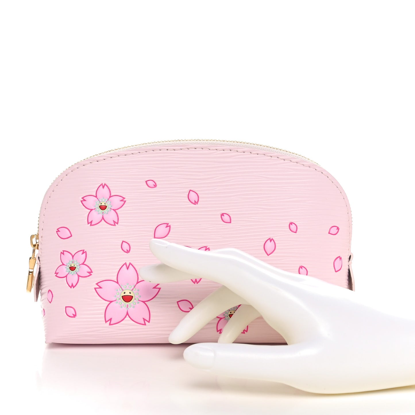 LV X TM Epi Cherry Blossom Cosmetic Pouch Pink