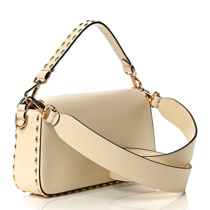 Fendi Vitello King Metal Stitch Baguette Pergamena 3 of 14