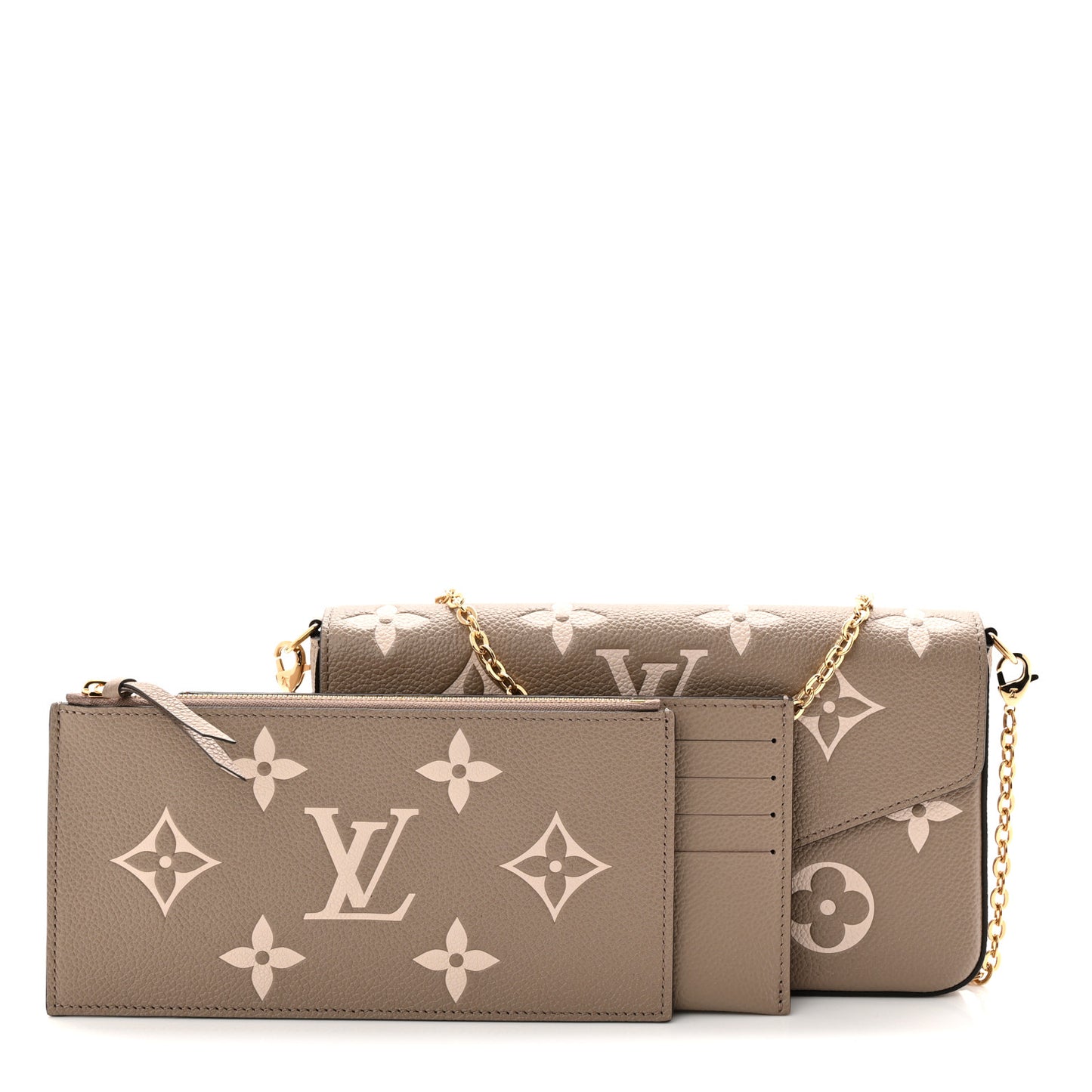 Empreinte Monogram Giant Felicie Pochette Tourterelle Creme