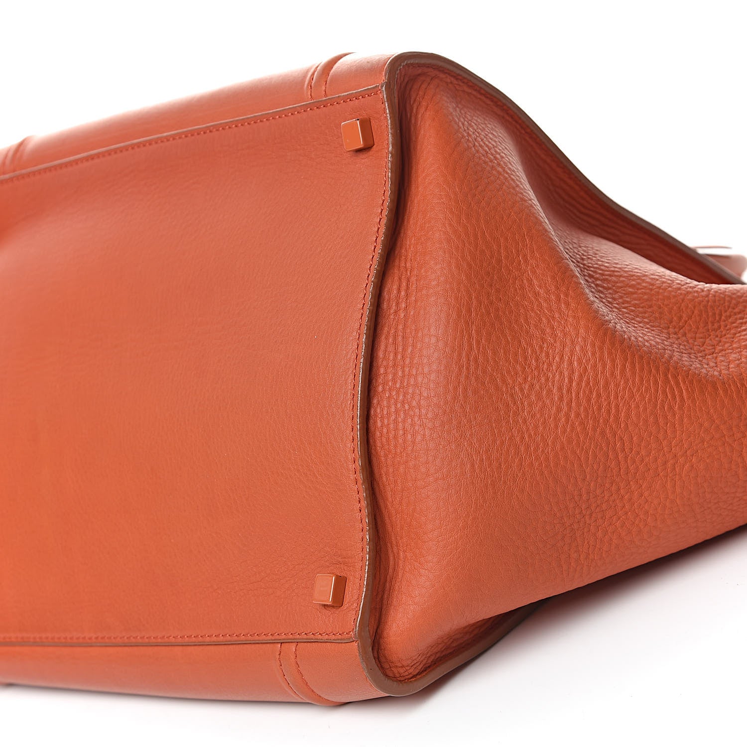 Celine Supple Calfskin Medium Phantom Luggage Orange 12 of 16