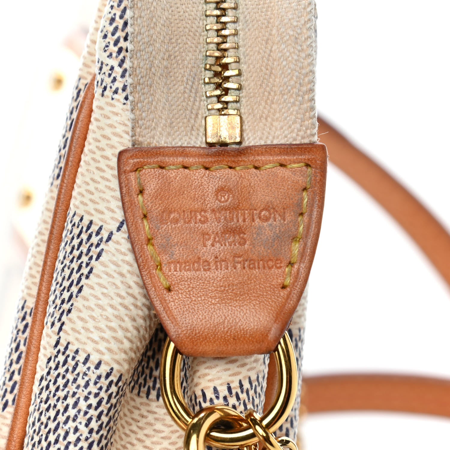 Louis Vuitton Damier Azur Pochette Milla 5 of 12