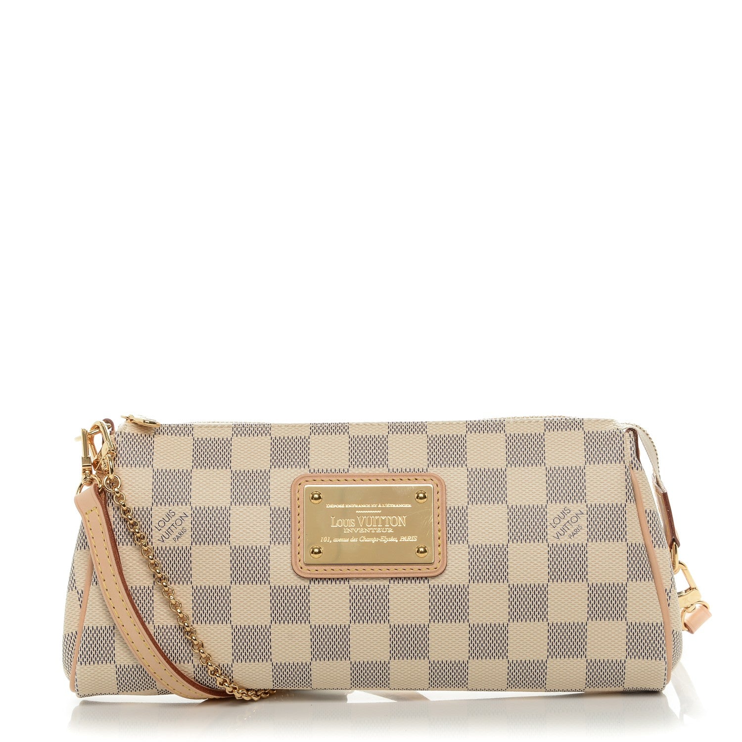 Louis Vuitton Damier Azur Eva Clutch 1 of 8