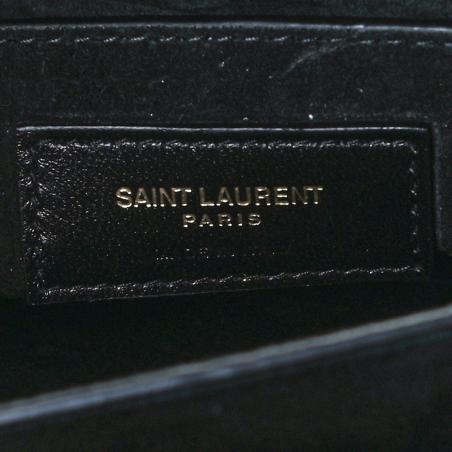 Saint Laurent Calfskin Medium Monogram Sunset Black 6 of 11