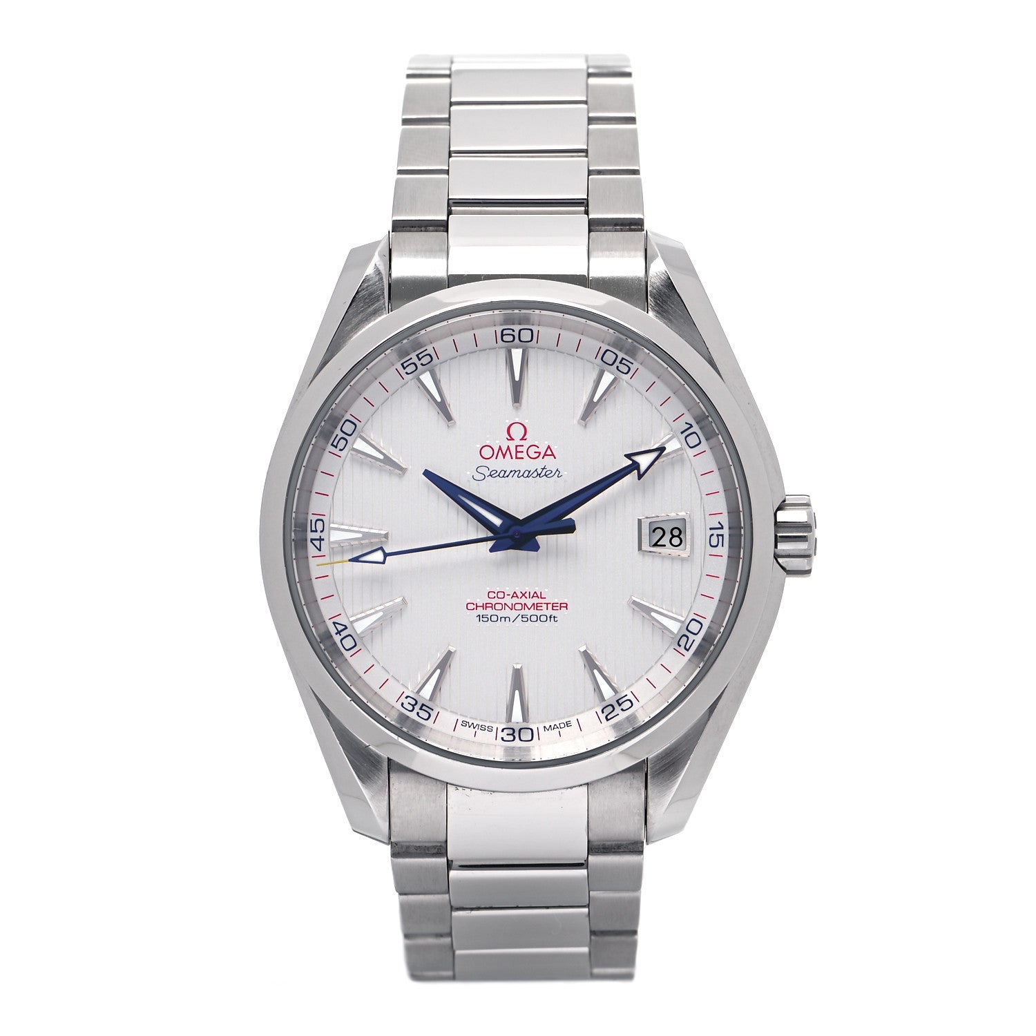 Omega Stainless Steel 41mm Seamaster Aqua Terra Co-Axial Automatic Watch 231.10.42.21.02.002 1 of 5