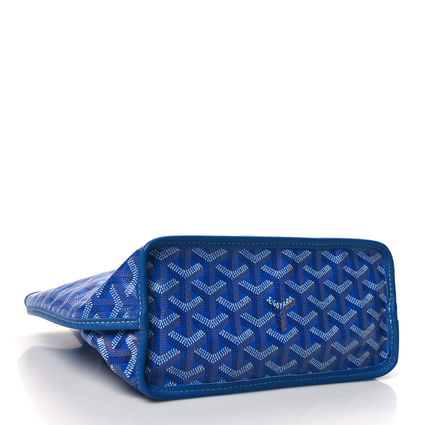 Goyardine Reversible Mini Anjou Sky Blue