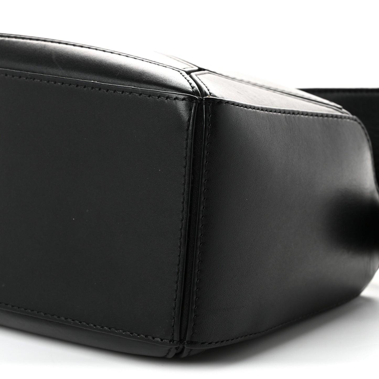 Calfskin Small Puzzle Bag Black